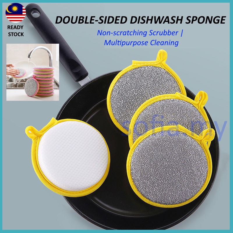 [Doublesided Magic Sponge] Nonscratching Scrubber Scouring
