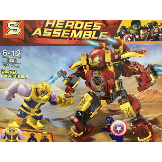 lego heroes assemble iron man