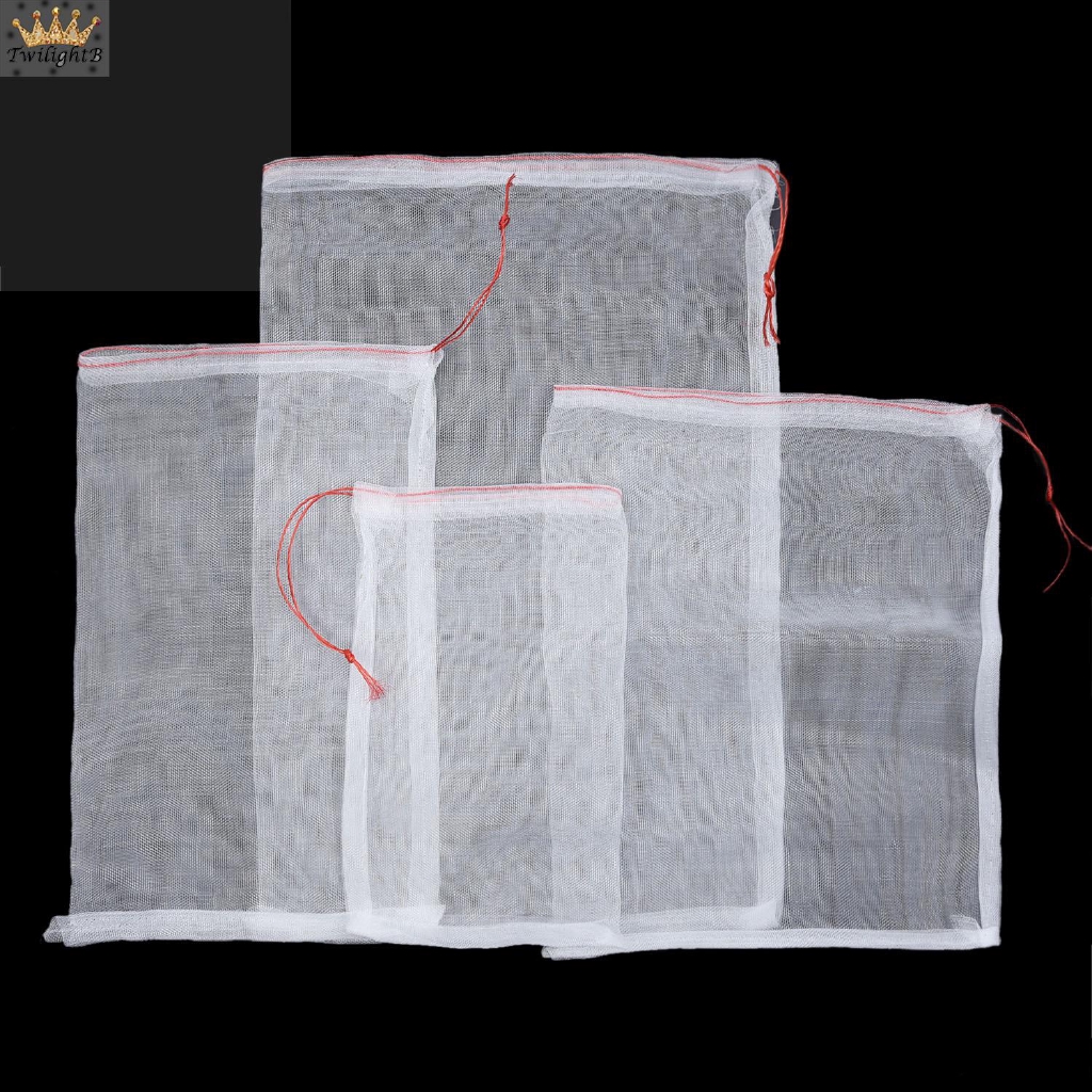 Garden Fruit Drawstring Net Bag Mesh Against Insect Bird Fruit insect ...