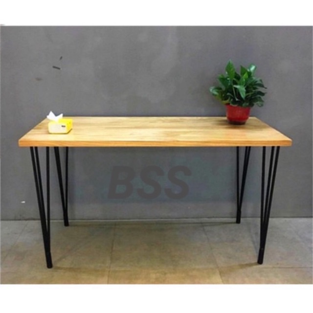 (1pc) BSS Black Metal Iron Hairpin Table Legs Desk Legs Modern Design ...