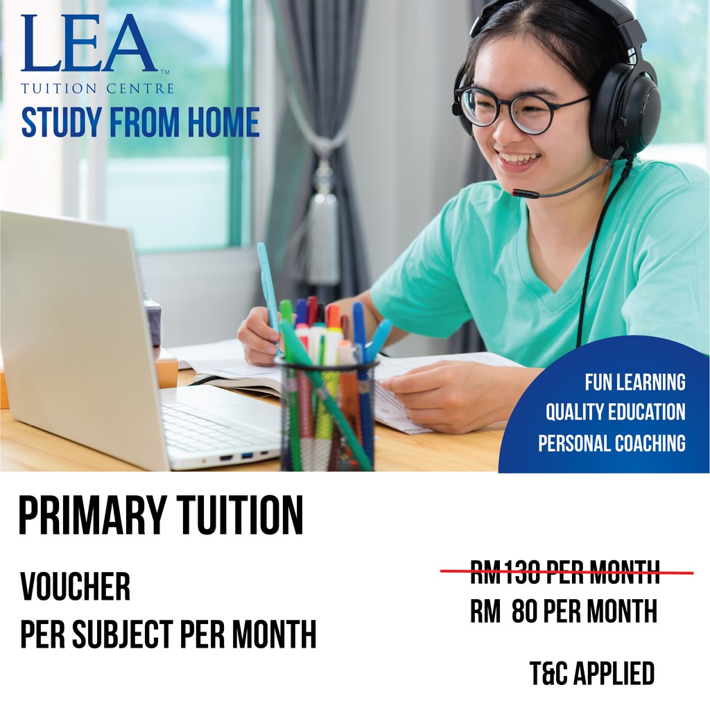 Primary School Student Online Learning (Almost 40% Discount Voucher)