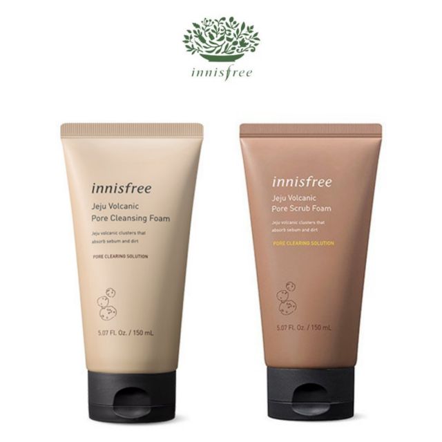 READY STOCK Innisfree Jeju Volcanic Pore Cleansing Scrub Foam Shopee