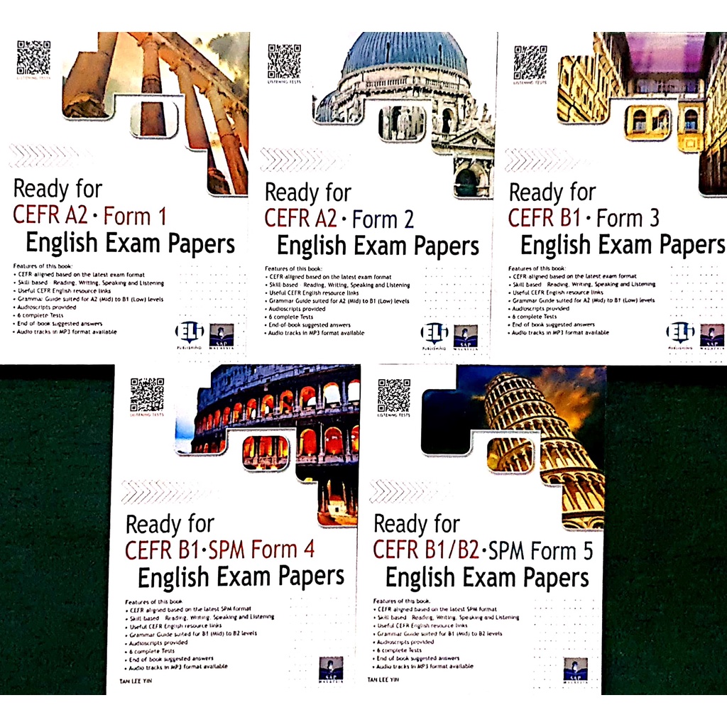 READY FOR CEFR A2/B1/B2 - ENGLISH EXAM PAPERS