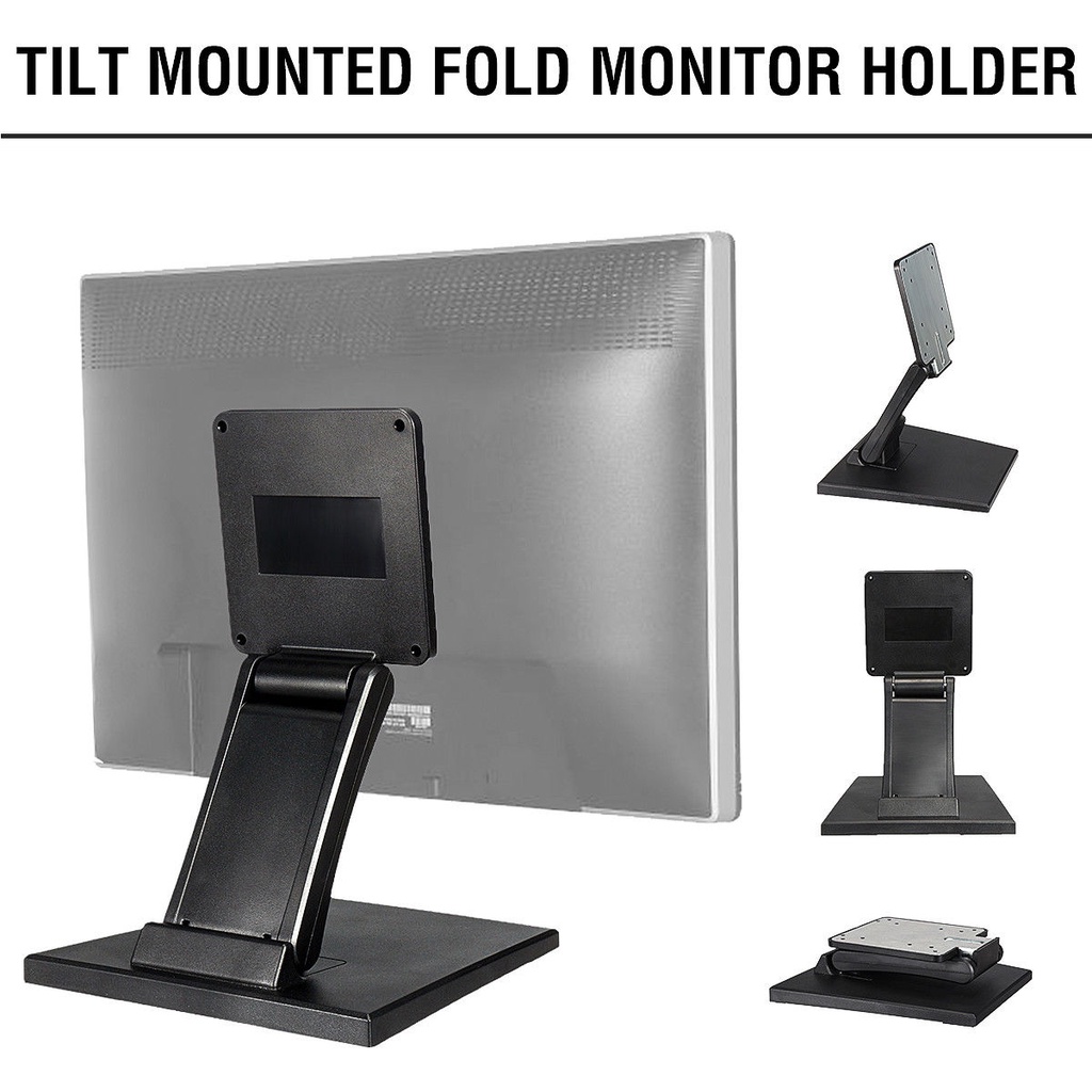 Monitor Universal Mount Stand for 14 to 27 inch Adjustable LCD Monitor ...