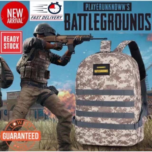 PUBG Level 3 Army Bag Military Casual Design Army Tactical Camo Outdoor Sports Travel Backpack
