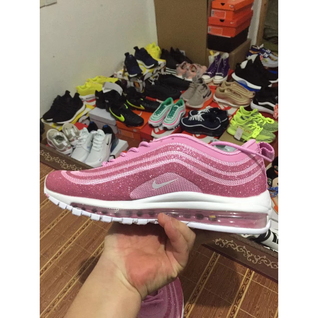 nike 97 glitter pink