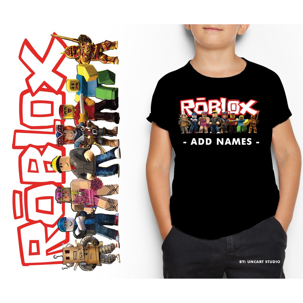 Kids T Shirt Roblox Can Add Names Please Read Descriptions Shopee Malaysia - casual roblox names