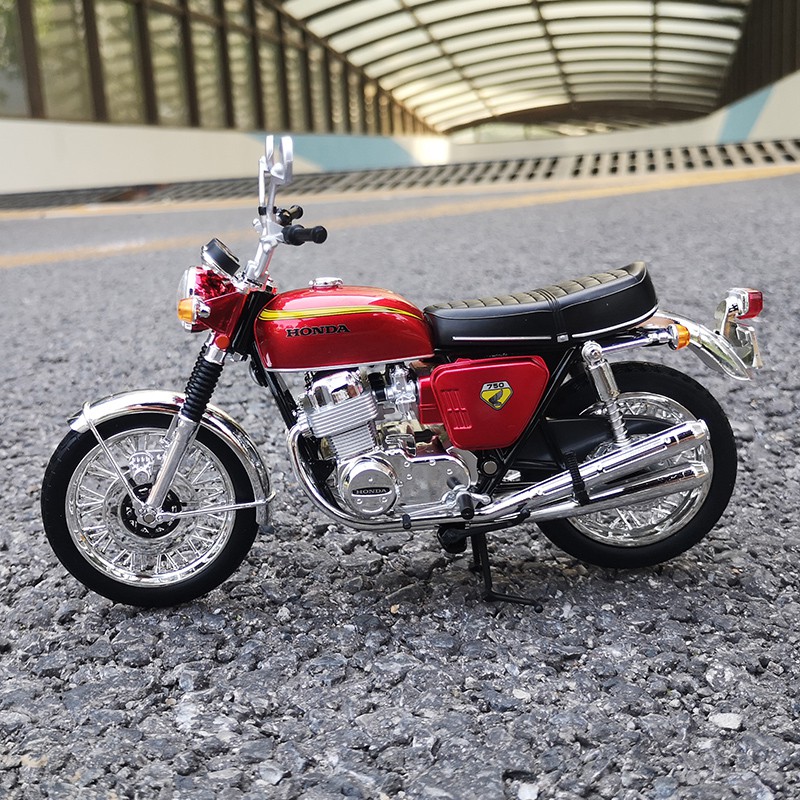 Qingdao Club 1 12 Cb750 Motorcycle Model Nightingale Metal Decoration Alloy Car Collection Shopee Malaysia