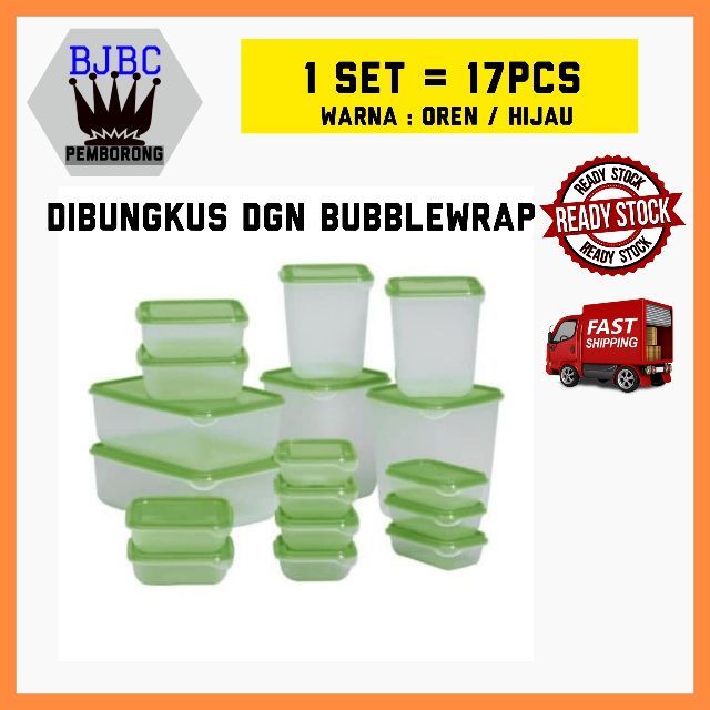 (IKEA) FREE SHIPPING MIN RM19 READY STOCK 17PCS Pruta food storage IKEA