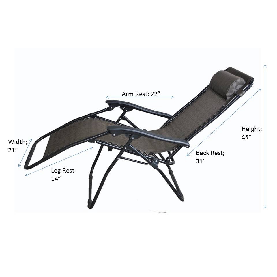 KERUSI MALAS ZERO GRAVITY RECLINING XXL TINGGI QUALITY PRODUCT BOLEH ...