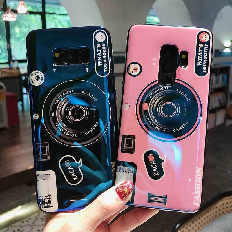 Leshishop Samsung J3 J5 J7 16 J3 Pro 17 J5 Pro J7 Pro Fashion Camera Soft Phone Case Pop Up Stand Shopee Malaysia