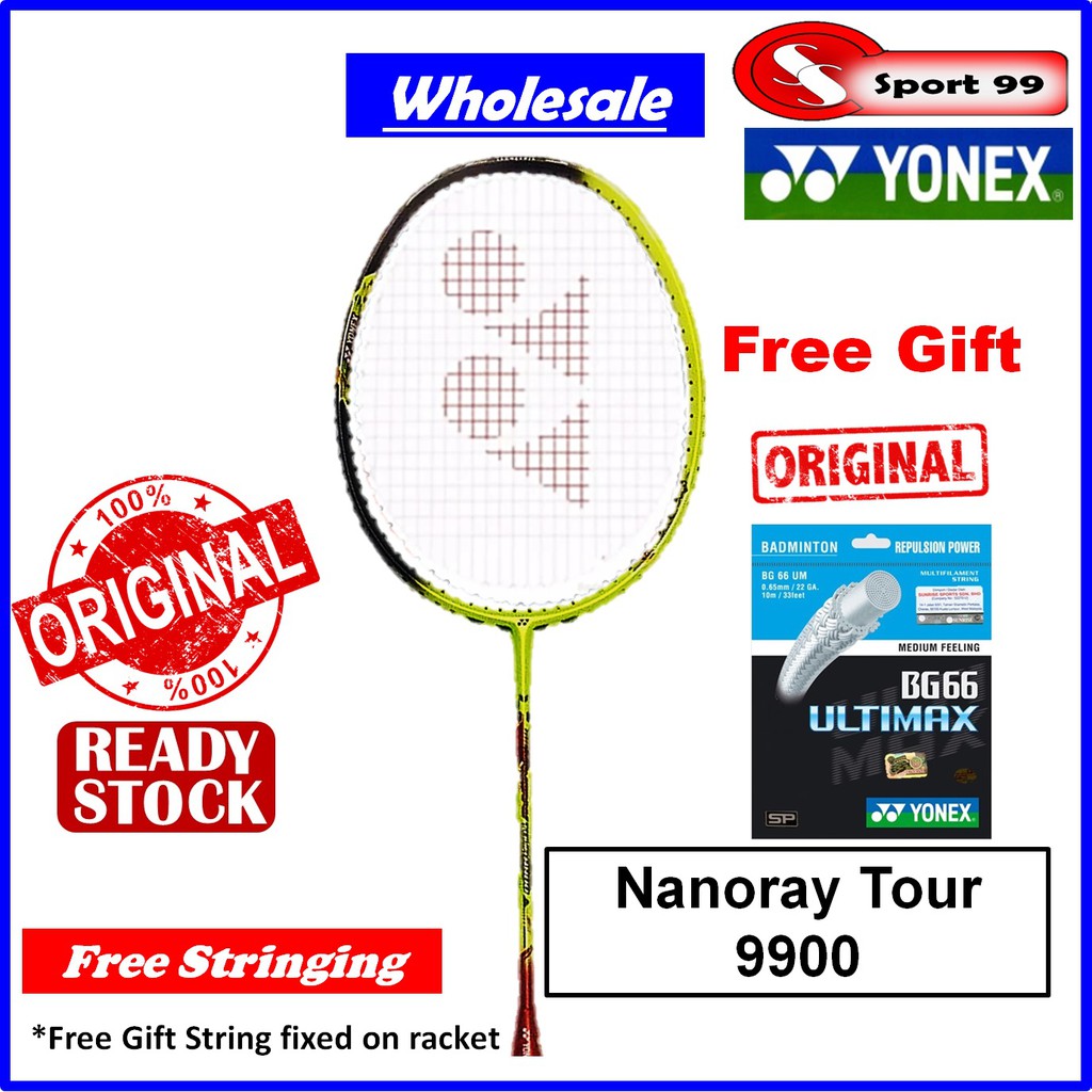 yonex nanoray 9900 tour badminton racket