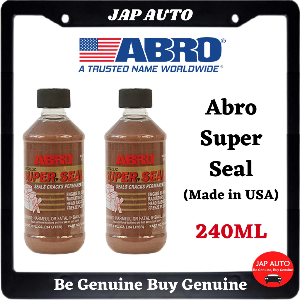 Abro Super Seal 240mL 1 botol Metallic Liquid Copper Glass Engine