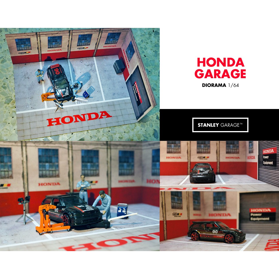 1/64 garage diorama free download