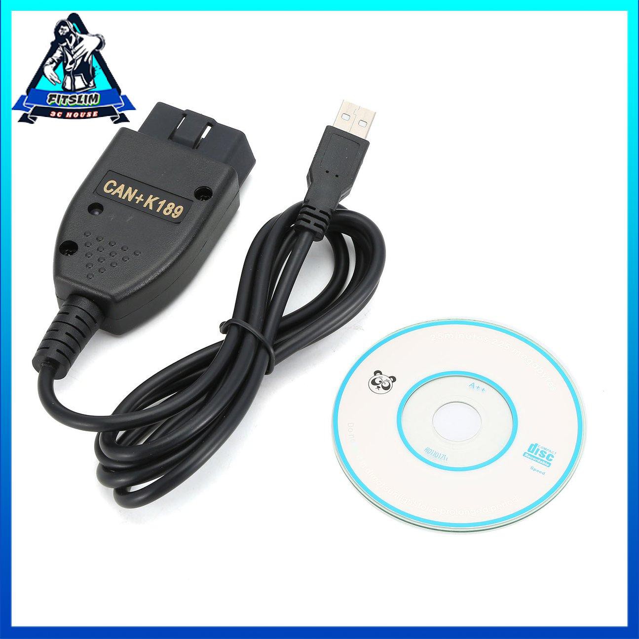 Oh Vcds Hex V2 V2 18 9 Can Usb Car Auto Fault Diagnosis Wire German English Lazada Singapore