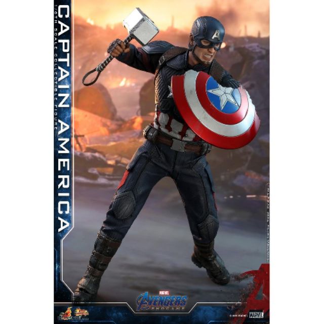 captain america mjolnir action figure