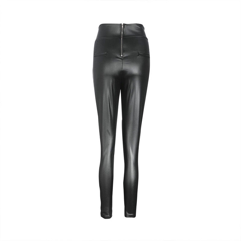 mens skinny pvc trousers