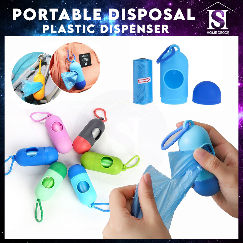 HS Home Decor Baby Diaper Garbage Bag Rubbish Portable Plastic Hanging