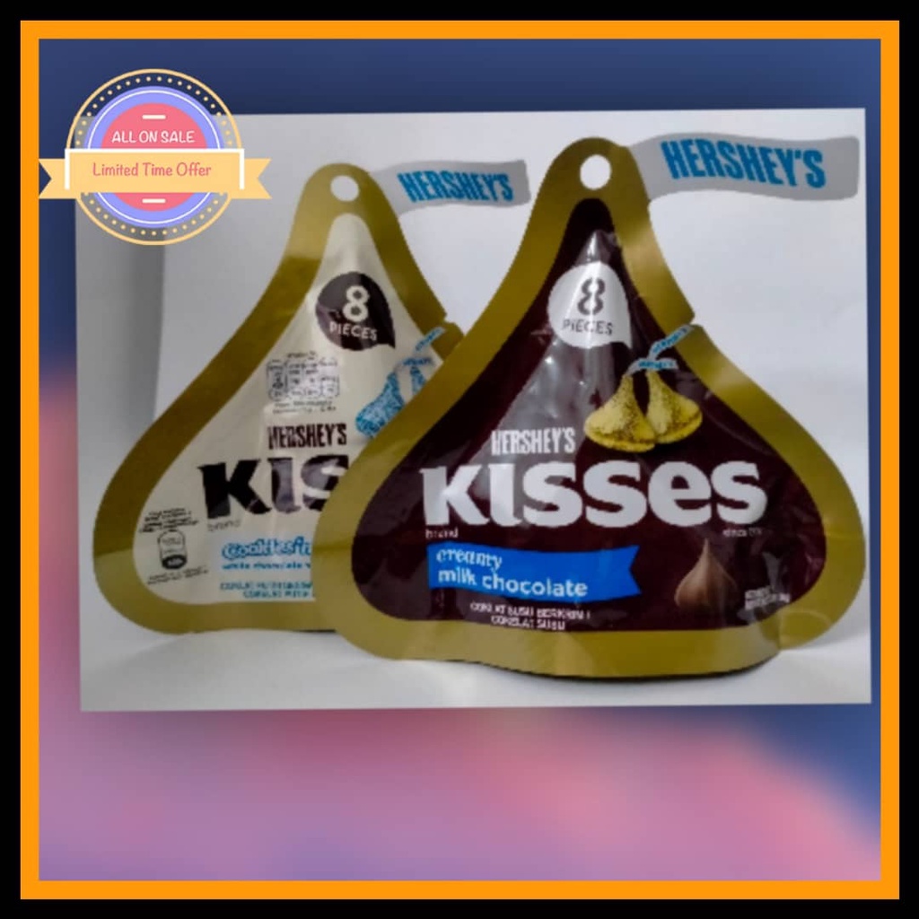 HERSHEY"S KISSES 8PCS....AUTHENTIC CHOCOLATE Shopee Malaysia
