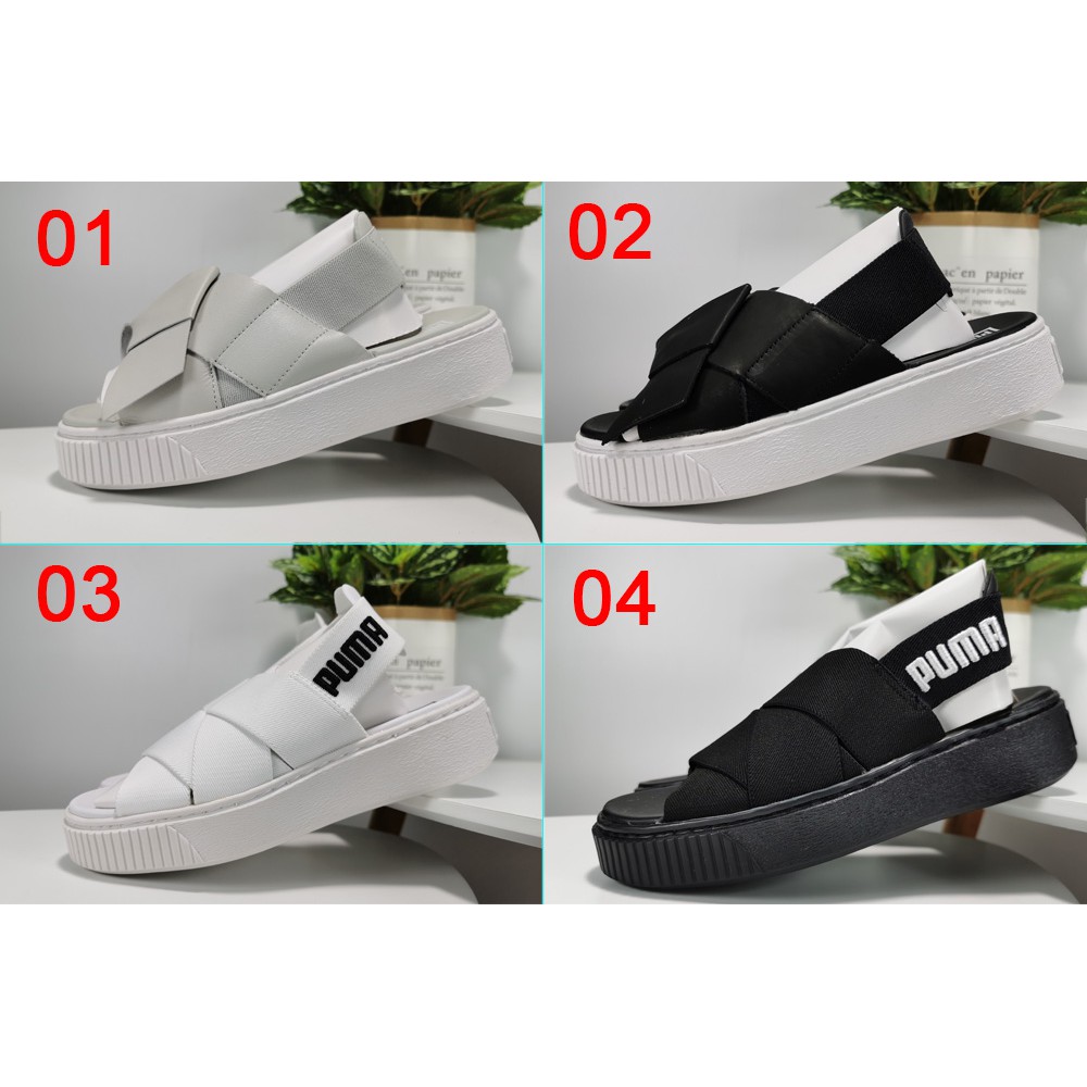 puma platform sandals