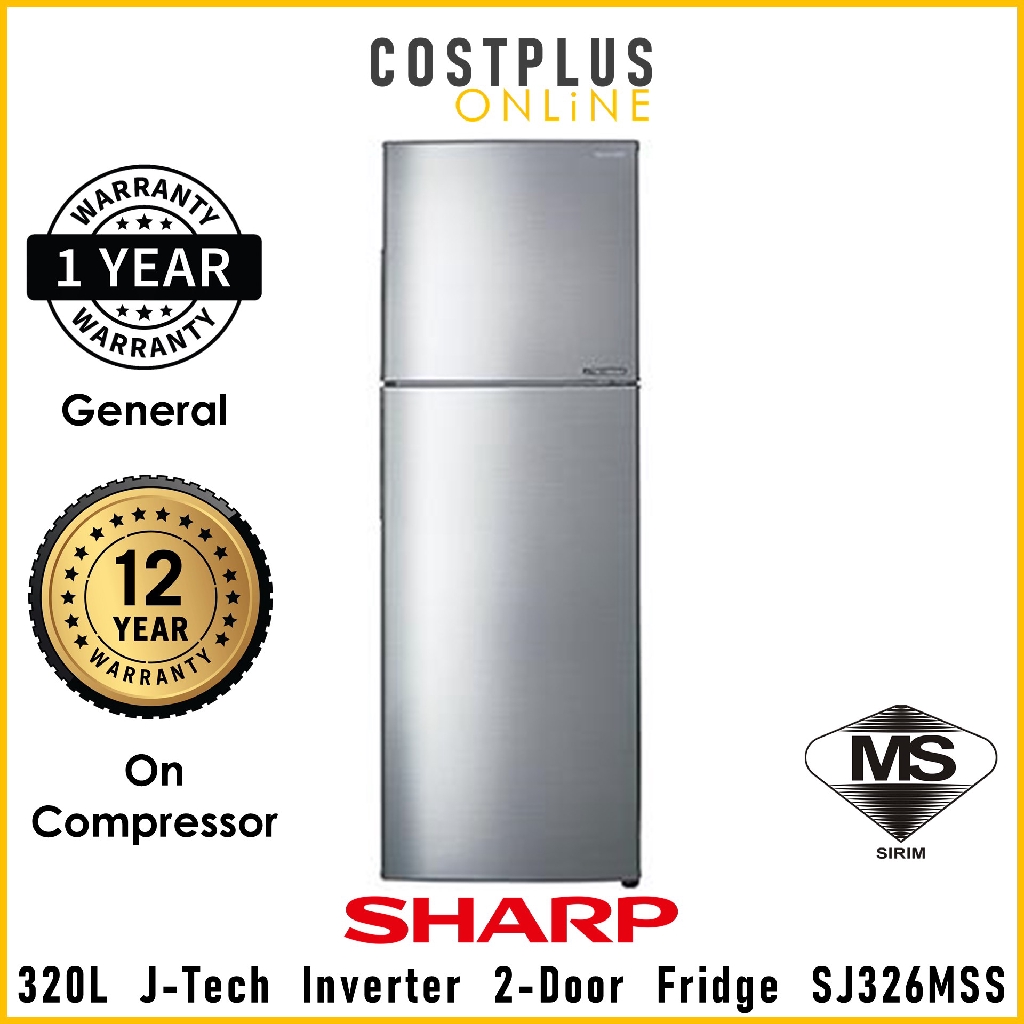 sharp fridge 320l