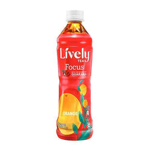 Lively Orange Guarana Tea 450 ml | Shopee Malaysia