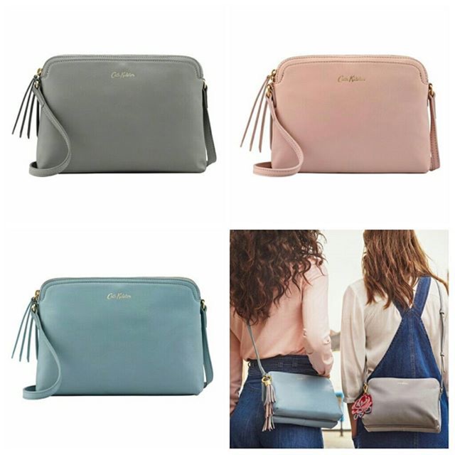 Cath Kidston MEDIUM LEATHER DUO CROSS 