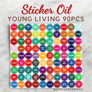 Essential oil Sticker 90pcs Complete Stickers label young living yleo yl waterproof oil Resistant
