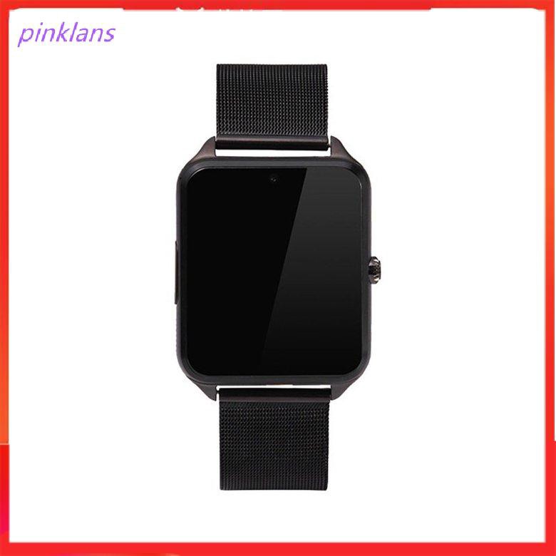 bluetooth smart watch gsm sim phone mate z60 stainless steel for ios android