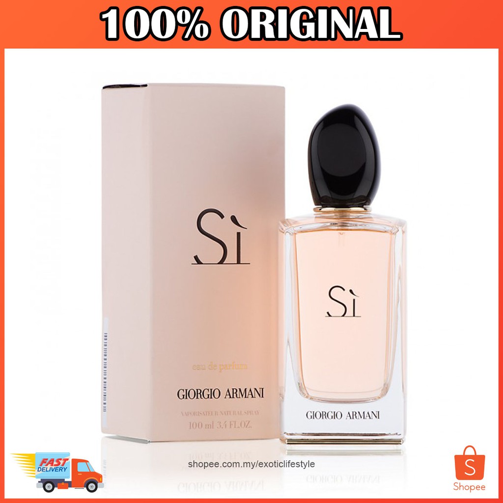 eau de parfum si armani 100ml
