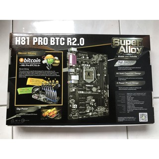 asrock h81 pro btc motherboard with 6 pci-e slots
