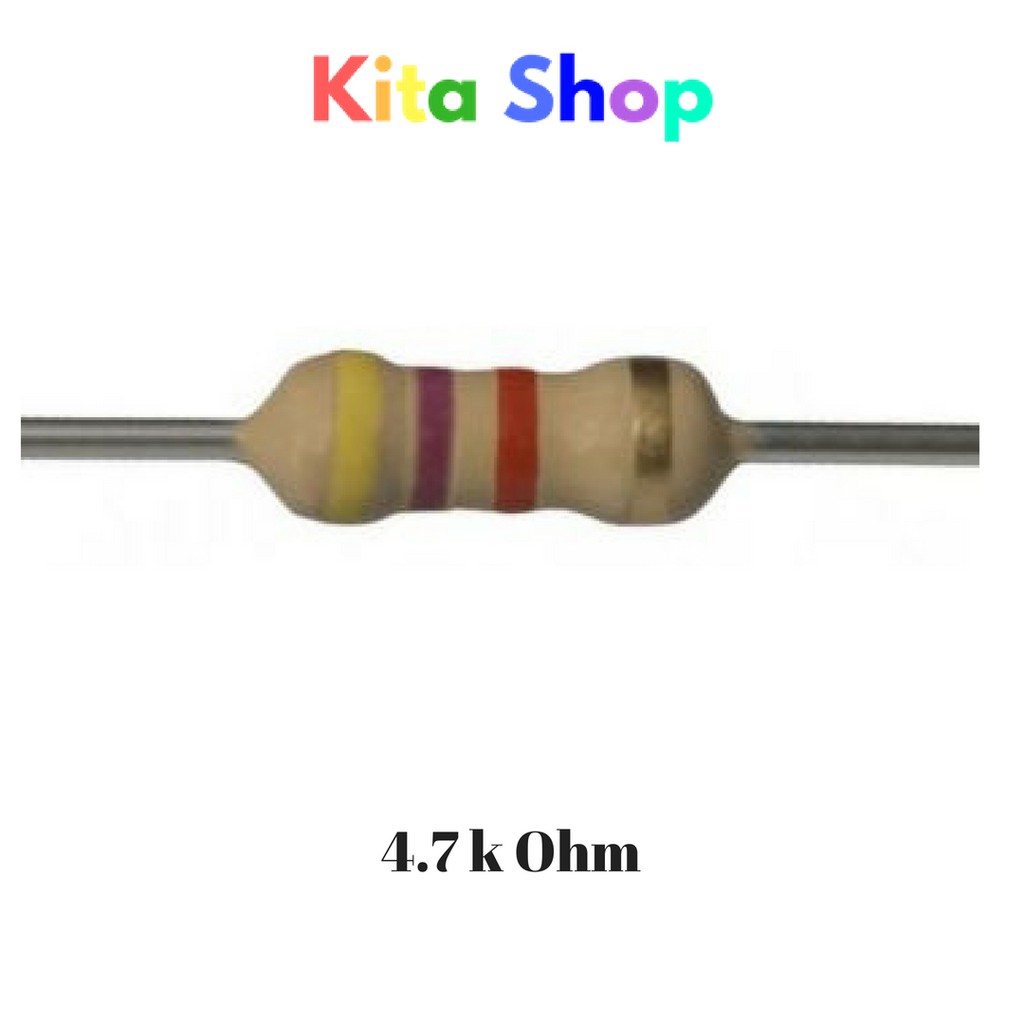 Resistor 4.7k Ohm (carbon - 0.25w) 