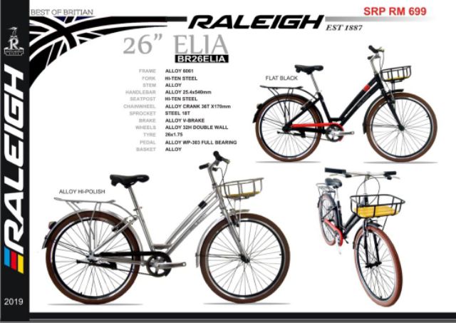 raleigh elia ladies mountain bike