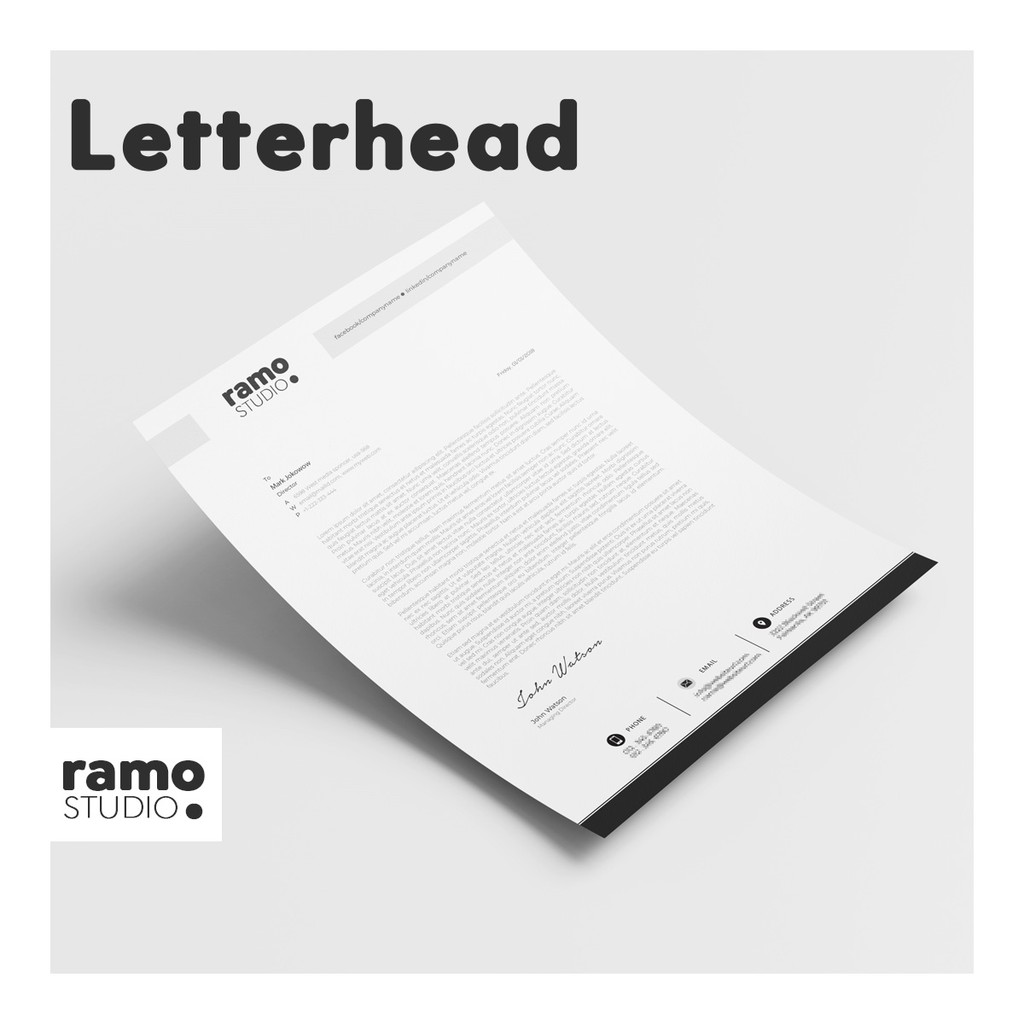 Custom Letterhead Printing \ Full color Letter head Shopee Malaysia