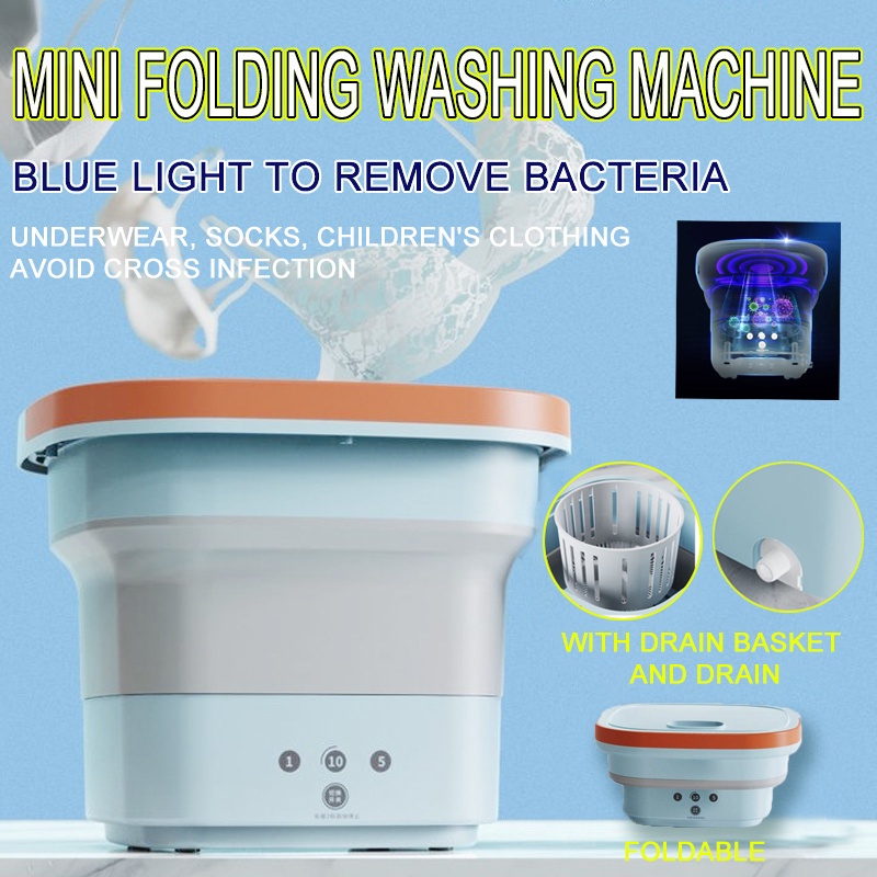 PREMIUM Mini Washing Machine Portable Washing Machine Folding Travel