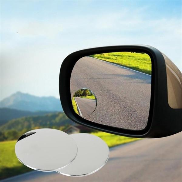 2× Side Auxiliary Blind Spot Wide View Mirror Small Rearview Car Rv Van Truck