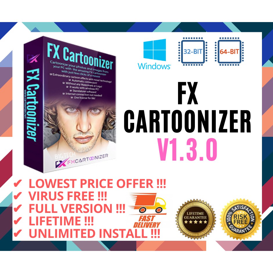 🔥😎🔥 FX Cartoonizer Full Version | Lifetime | | Shopee Malaysia