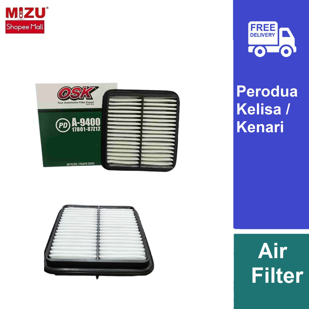 MIZU OSK Air Filter A-9400 for Perodua Kelisa / Kenari | Shopee Malaysia