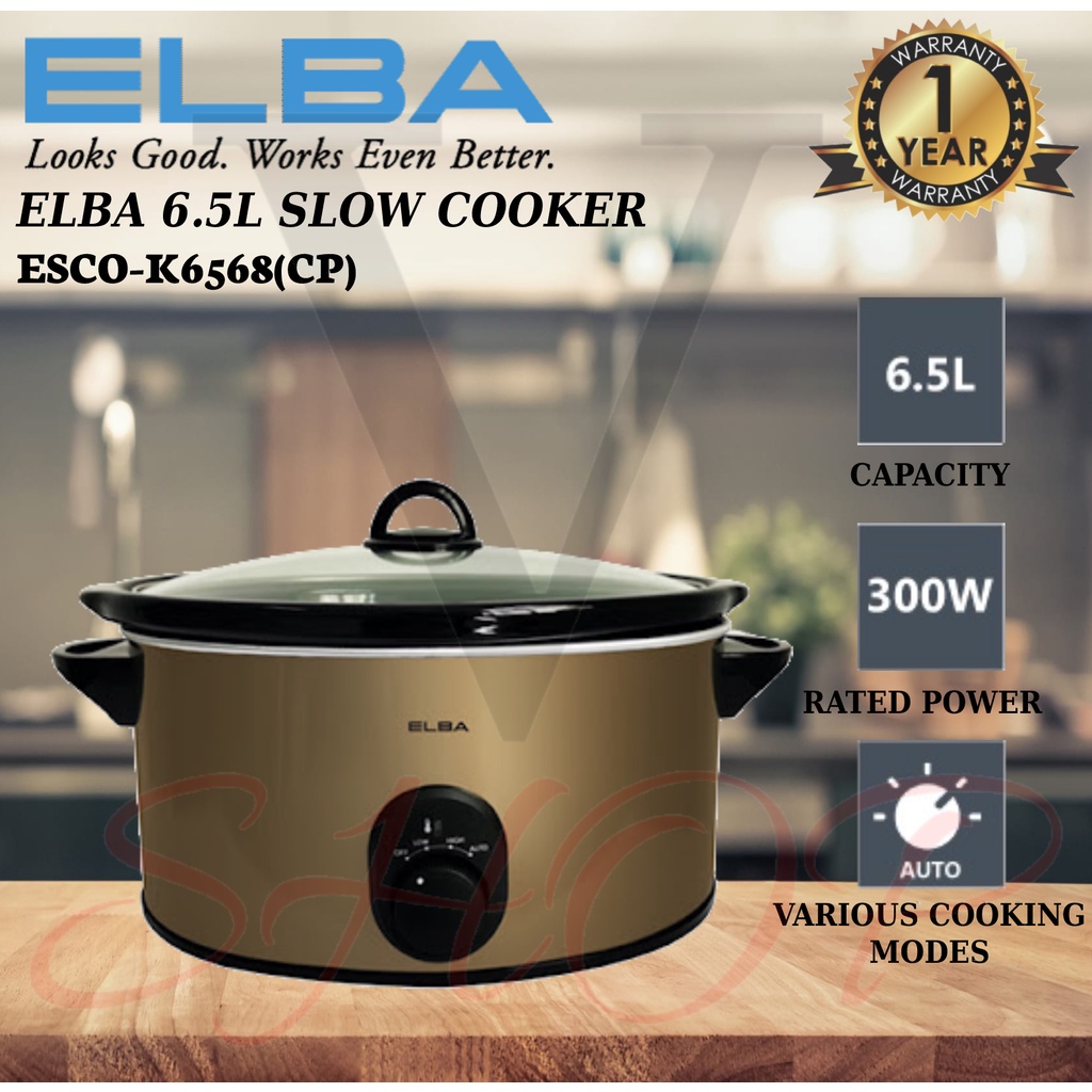 ELBA 6.5 SLOW COOKER ESCO-K6568(CP)