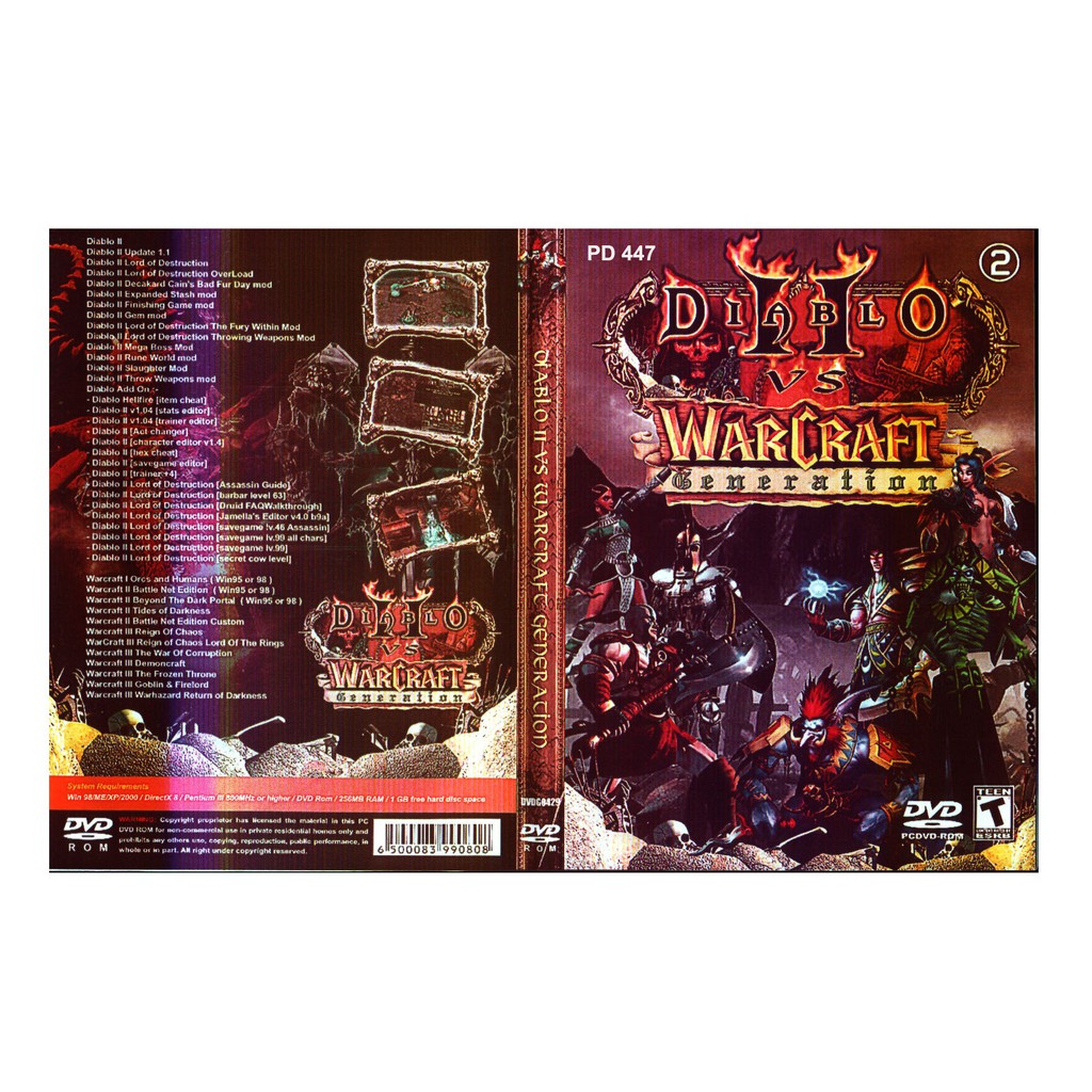 PC gameCollection DIABLO VS WARCRAFT