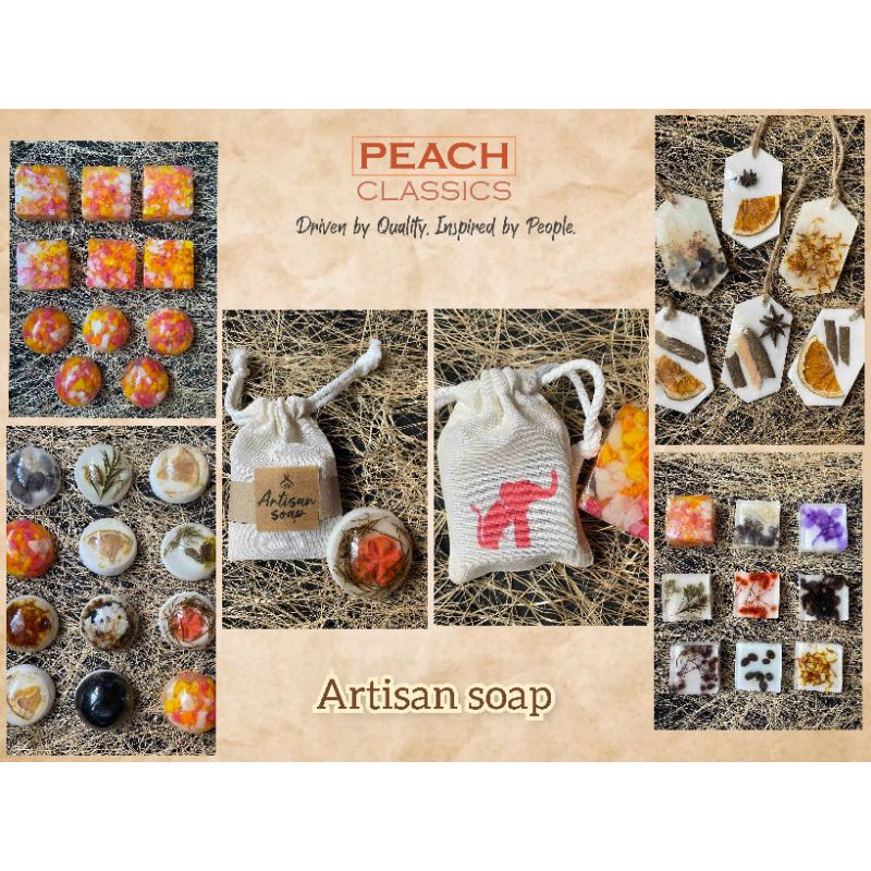 Giveaway Souvenir Artisan Soap Party Favors with Pouch