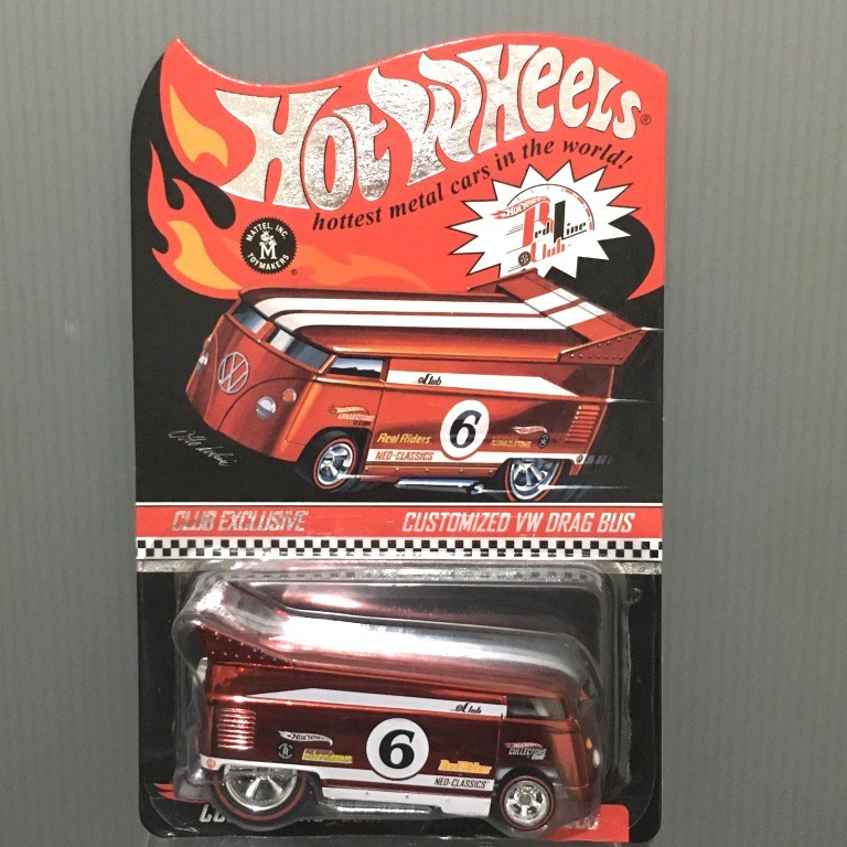 hot wheels customized vw drag bus