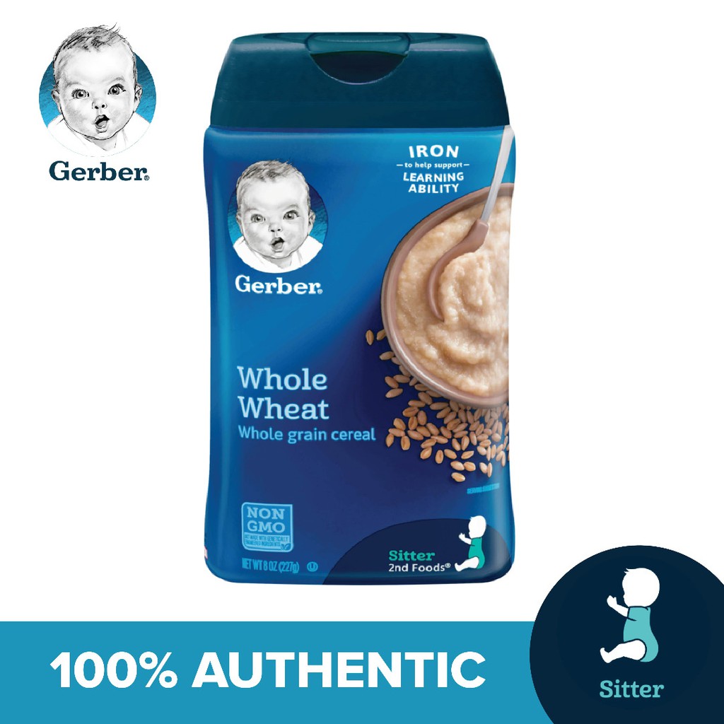 gerber whole wheat whole grain cereal