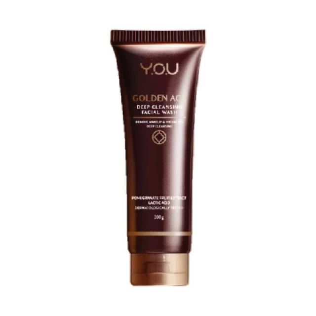 Y.O.U Golden Age Deep Cleansing Facial Wash 100 g | Shopee  