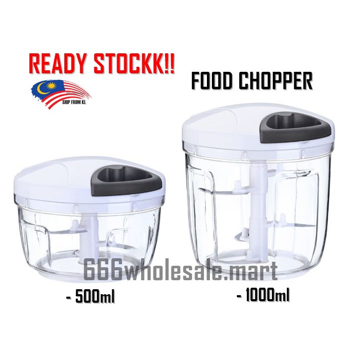 Food Chopper Manual Hand Pull Mixer Chop Meat Fruit Vegetable Food Processor Slicer Food Blender Food cutter