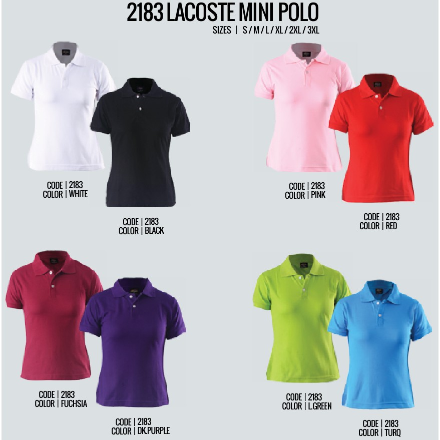 lacoste polo clearance