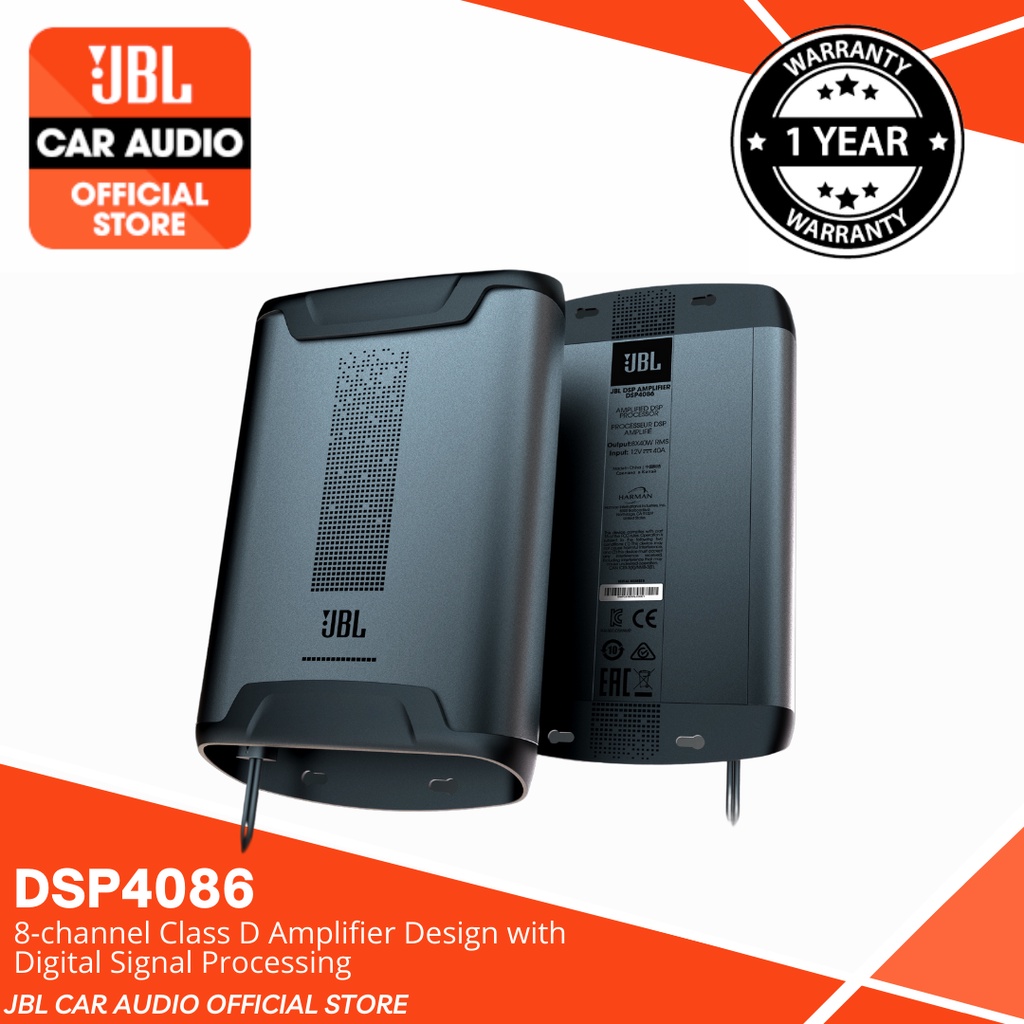 JBL DSP 4086 - 8-channel Class D Amplifier Design with Digital Signal ...