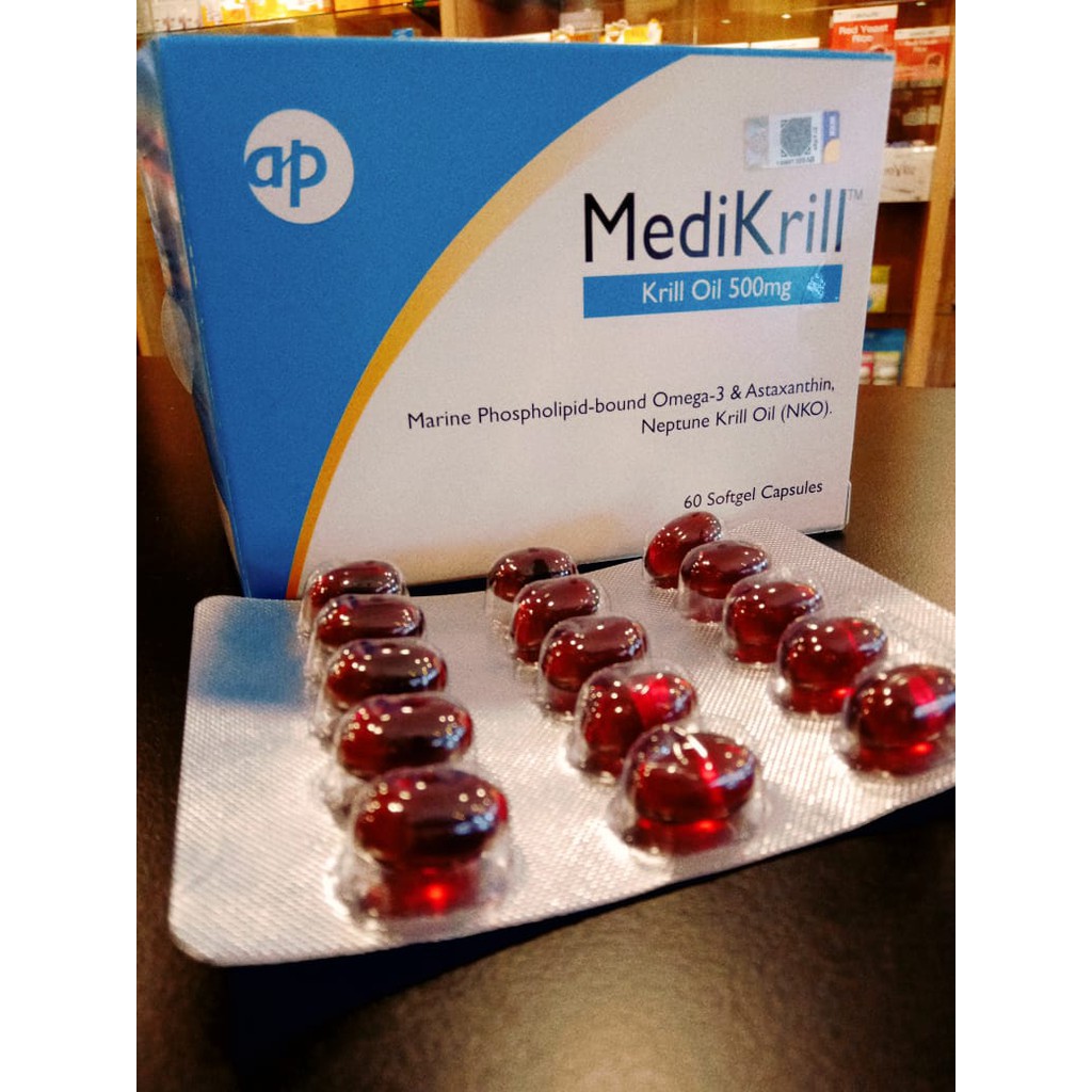 Medikrill Oil 500mg 60 Softgel EXP 02/2023 Shopee Malaysia