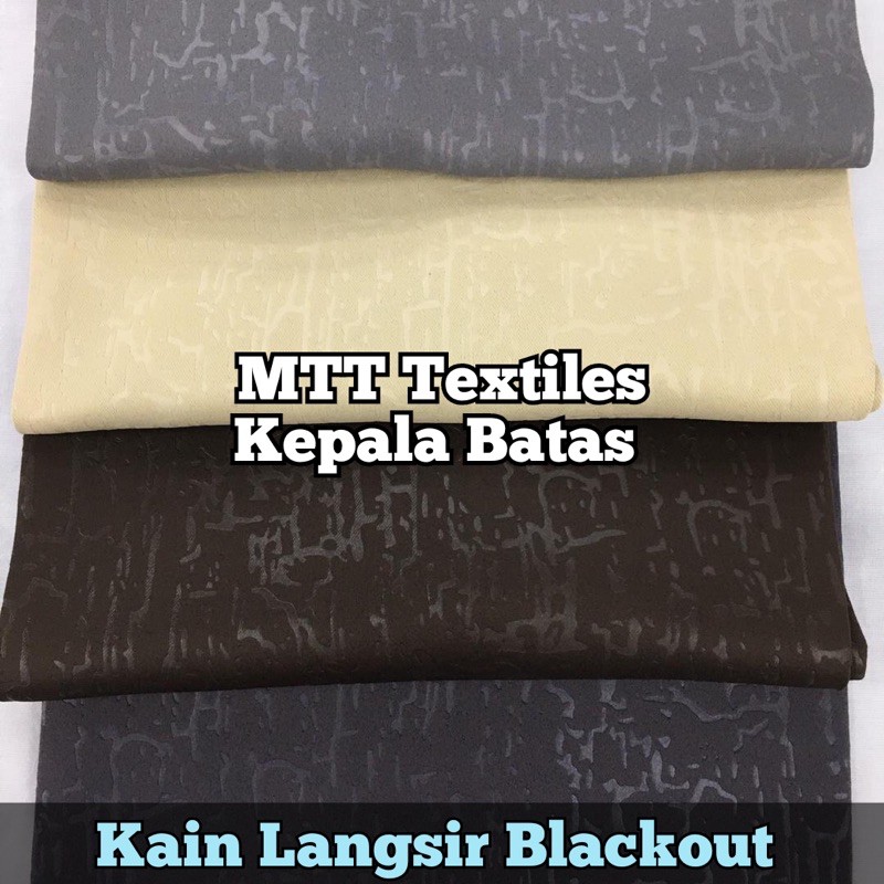 Buy Kain Langsir Blackout Bidang 60 Fabric Curtain Sunblock Seetracker Malaysia