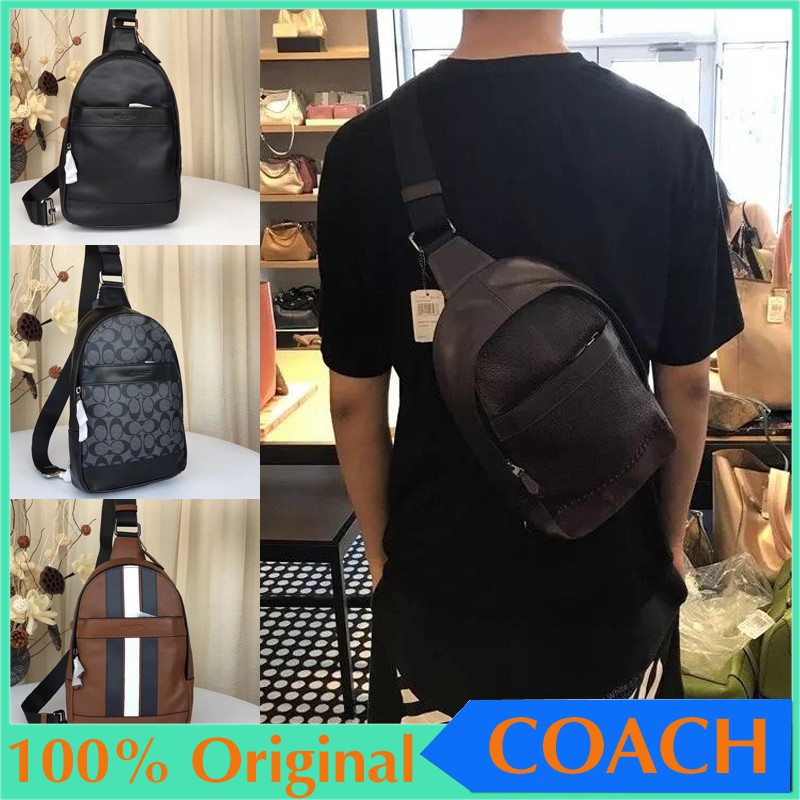 coach men chest bag